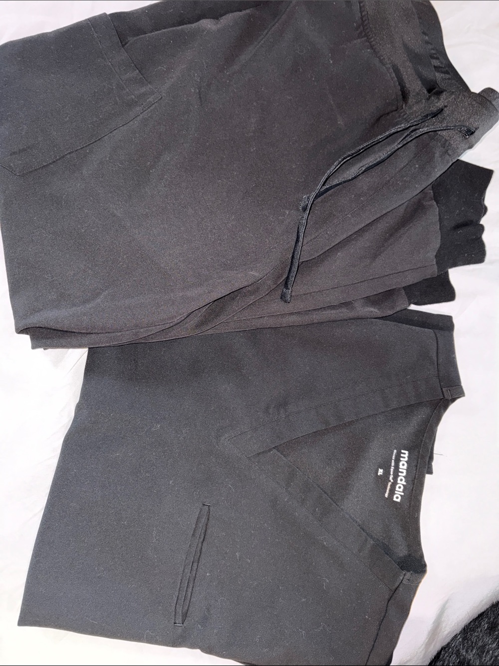 Mandala women’s Black Scrub set p-xl